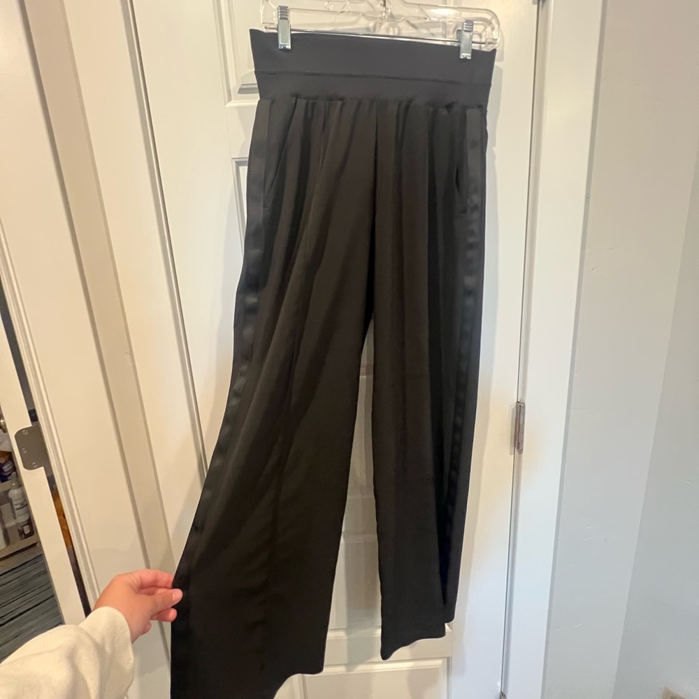 Athleta Black Wide-Leg Pants